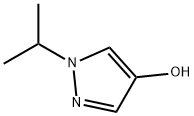 1-(プロパン-2-イル)-1H-ピラゾール-4-オール 化学構造式