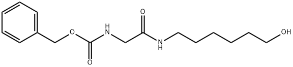 benzyl (2-((6-hydroxyhexyl)amino)-2-oxoethyl)carbamate Structure