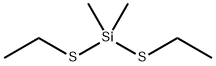 Silane, bis(ethylthio)dimethyl- Structure