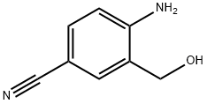 4-Amino-3-(hydroxymethyl)benzonitrile Structure