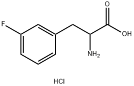 3-fluoro- DL-Phenylalanine, hydrochloride Struktur