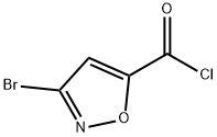 3-bromo-1,2-oxazole-5-carbonyl chloride 结构式