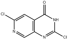 2,6-二氯吡啶[3,4-D]嘧啶-4(1H)-酮, 769158-40-9, 结构式