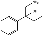 1-氨基-2-苯基丁烷-2-醇 结构式