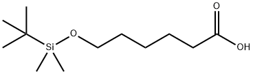 Hexanoic acid, 6-[[(1,1-dimethylethyl)dimethylsilyl]oxy]- 化学構造式