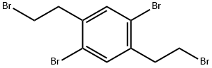 1,4-dibromo-2,5-bis(2-bromoethyl)-Benzene 结构式