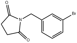 1-(3-BROMOBENZYL)PYRROLIDINE-2,5-DIONE Struktur