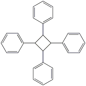 Benzene, 1,1',1'',1'''-(1,2,3,4-cyclobutanetetrayl)tetrakis- 结构式