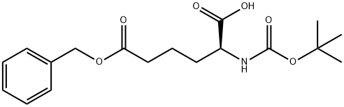 N-BOC-S-2-氨基己二酸-6-苄酯, 80975-50-4, 结构式
