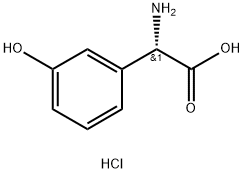 S-3-hydroxyphenylglycine hydrochloride Structure
