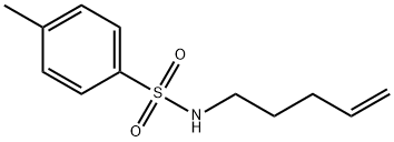 Benzenesulfonamide, 4-methyl-N-4-pentenyl- Structure