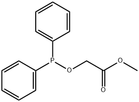 Acetic acid, [(diphenylphosphino)oxy]-, methyl ester Structure