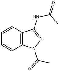 N-(1-Acetyl-1H-indazol-3-yl)-acetamide Structure