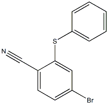 Benzonitrile, 4-bromo-2-(phenylthio)-