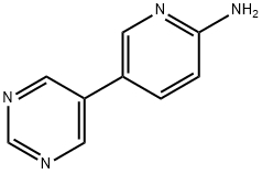 5-(嘧啶-5-基)吡啶-2-胺, 827588-84-1, 结构式