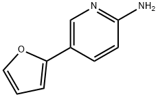 2-Pyridinamine, 5-(2-furanyl)- Structure