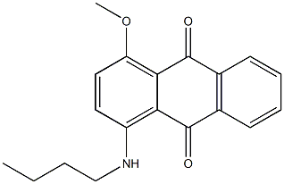 9,10-Anthracenedione, 1-(butylamino)-4-methoxy- Struktur