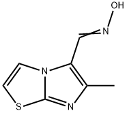 N-({6-甲基咪唑并[2,1-B][1,3]噻唑-5-基}亚甲基)羟胺 结构式