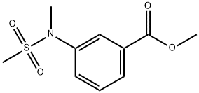 methyl 3-(N-methylmethan-5-ylsulfonamido)benzoate Structure