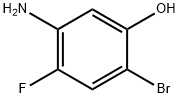 5-氨基-2-溴-4-氟苯酚, 84478-73-9, 结构式
