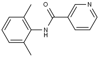 N-(2,6-dimethylphenyl)nicotinamide Structure