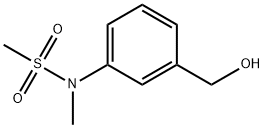 N-(3-(hydroxymethyl)phenyl)-N-methylmethanesulfonamide Structure