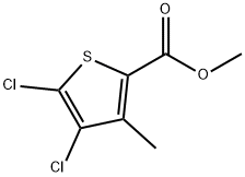 Methyl 4,5-dichloro-3-methylthiophene-2-carboxylate,854626-27-0,结构式