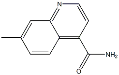 7-methylquinoline-4-carboxamide Struktur