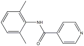 4-PyridinecarboxaMide, N-(2,6-diMethylphenyl)- Struktur