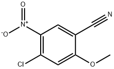 4-Chloro-2-methoxy-5-nitro-benzonitrile Structure