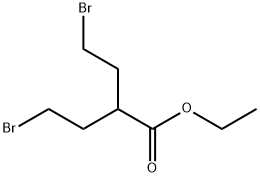 ethyl 4-bromo-2-(2-bromoethyl)butanoate 结构式