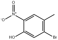 5-溴-4-甲基-2-硝基苯酚, 861315-14-2, 结构式