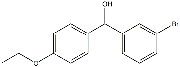 (3-bromophenyl)-(4-ethoxyphenyl)methanol Struktur