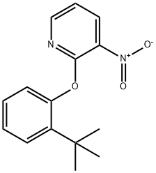 2-(2-叔丁基-苯氧基)-3-硝基吡啶, 861673-67-8, 结构式