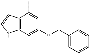 6-Benzyloxy-4-methyl-1H-indole Struktur