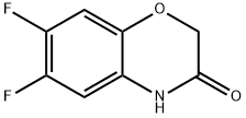 6,7-Difluoro-4H-benzo[1,4]oxazin-3-one 结构式