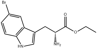 D-5-溴色氨酸乙酯, 865531-94-8, 结构式
