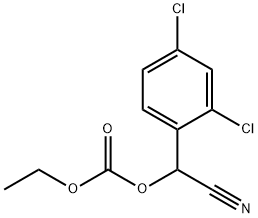 [cyano-(2,4-dichlorophenyl)methyl] ethyl carbonate 结构式