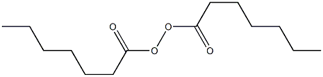 Peroxide, bis(1-oxoheptyl) 化学構造式