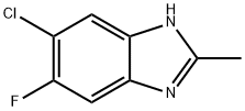 5-Chloro-6-fluoro-2-methyl-1H-benzoimidazole,871223-81-3,结构式