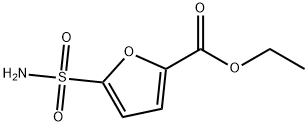 ethyl 5-sulfamoylfuran-2-carboxylate, 87299-64-7, 结构式