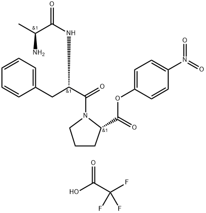 87866-98-6 L-Proline, 1-(N-L-alanyl-L-phenylalanyl)-, 4-nitrophenyl ester, mono(trifluoroacetate)