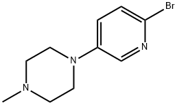 1-(6-Bromopyridin-3-yl)-4-methylpiperazine Struktur