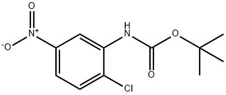 (2-Chloro-5-nitro-phenyl)-carbamic acid tert-butyl ester Struktur