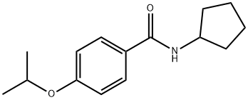 N-cyclopentyl-4-propan-2-yloxybenzamide Struktur