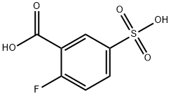 2-氟-5-磺基苯甲酸,881487-27-0,结构式