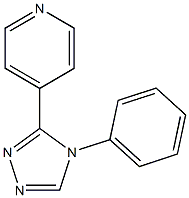 Pyridine, 4-(4-phenyl-4H-1,2,4-triazol-3-yl)- Struktur