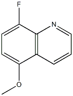 8-氟-5-甲氧基喹啉 结构式