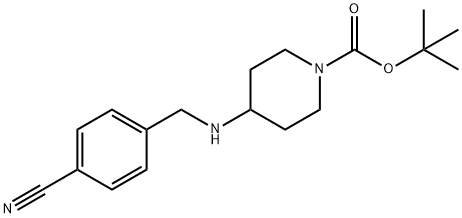 tert-Butyl 4-(4-cyanobenzylamino)piperidine-1-carboxylate