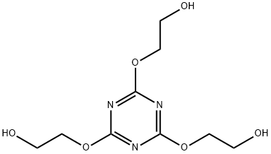 Ethanol, 2,2',2''-[1,3,5-triazine-2,4,6-triyltris(oxy)]tris- Structure